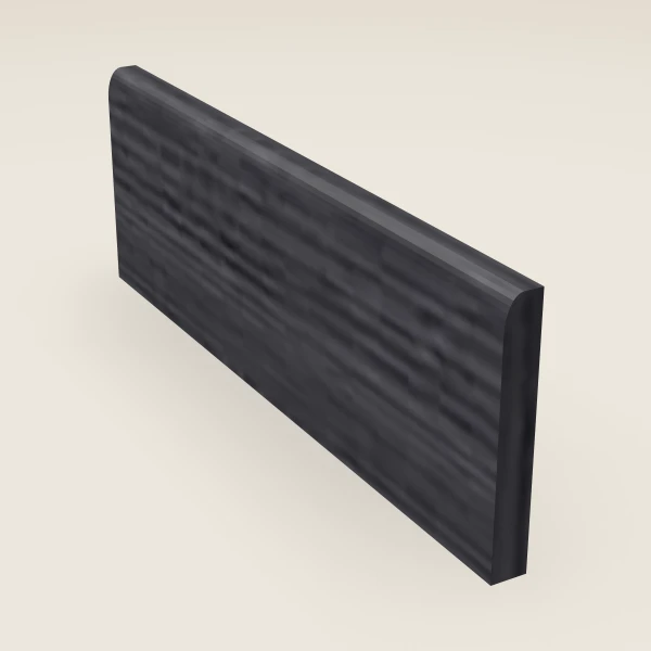 Base Board Molding — 4½" × 8' — Blaze Black, 3D picture