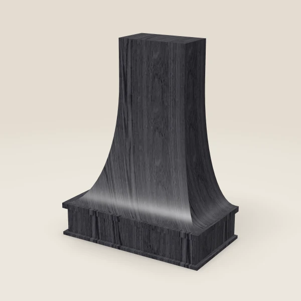 36" Euro Range Hood — Blaze Black, 3D picture