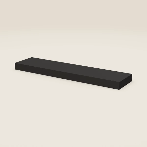 42" Floating Shelf, Black — Blaze Black, 3D picture