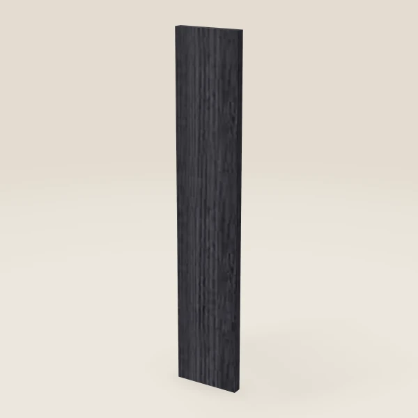 5½" Overlay Filler — 29¼" High — Blaze Black, 3D picture
