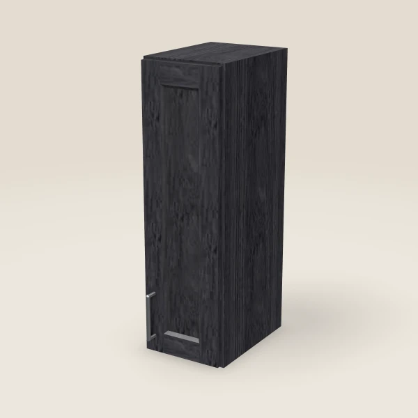 9" Wall Cabinet — 30" High — Blaze Black, 3D picture