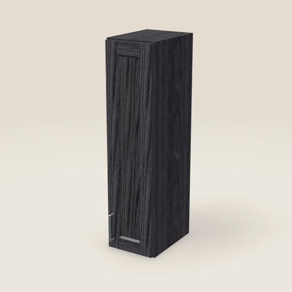 9" Wall Cabinet — 36" High — Blaze Black, 3D picture
