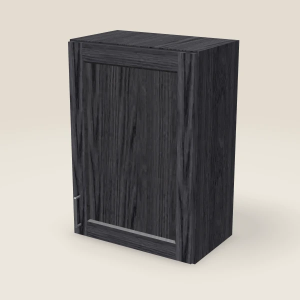 21" Wall Cabinet — 30" High — Blaze Black, 3D picture