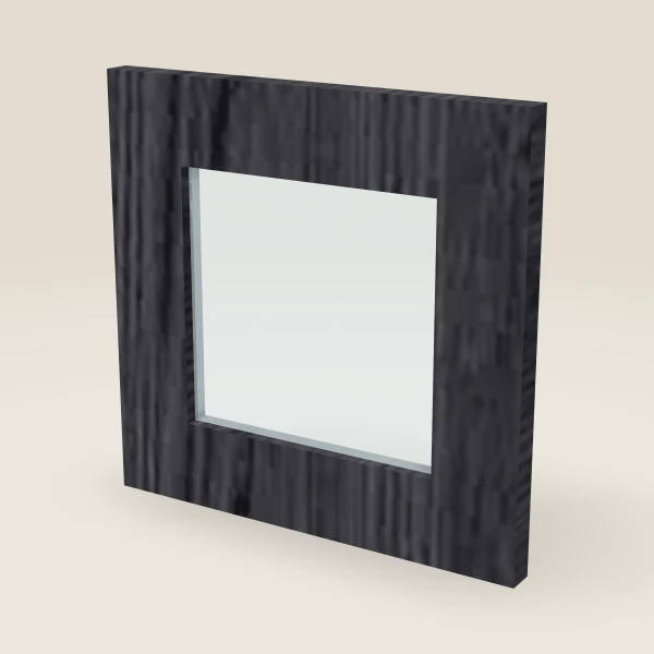 Glass Door for W2412B (11-11/16" × 11-5/16") — Blaze Black, 3D picture