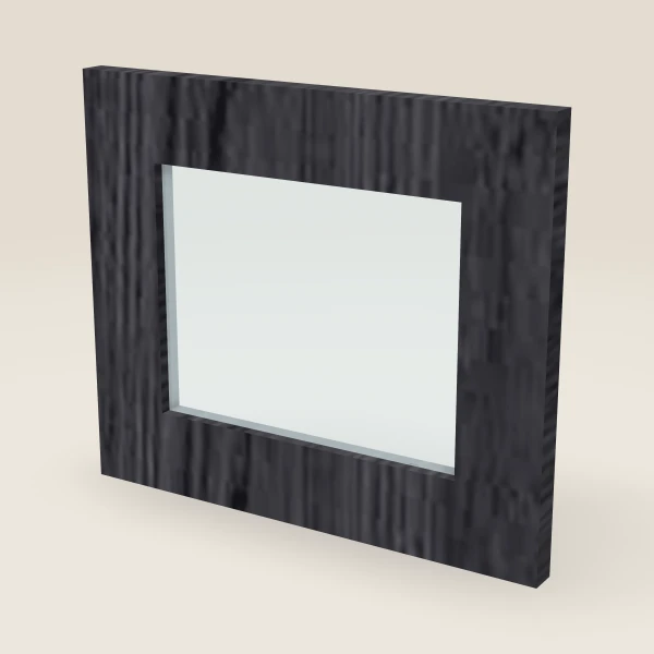 Glass Door for W2712B (13-5/16" × 11-5/16") — Blaze Black, 3D picture
