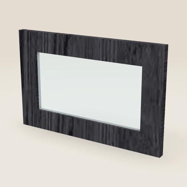 Glass Door for W3612B (17-11/16" × 11-5/16") — Blaze Black, 3D picture
