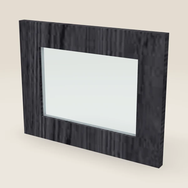 Glass Door for WDC2412 (14-11/16" × 11-5/16") — Blaze Black, 3D picture