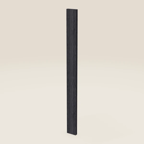 3" Wall Filler — 36" High — Blaze Black, 3D picture