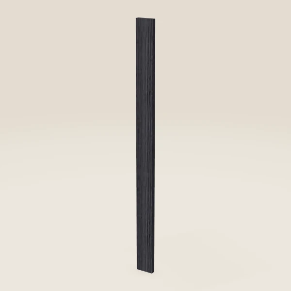 3" Wall Filler — 42" High — Blaze Black, 3D picture