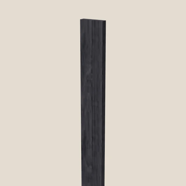 3" Wall Filler — 84" High — Blaze Black, 3D picture