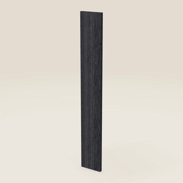 6" Wall Filler — 42" High — Blaze Black, 3D picture