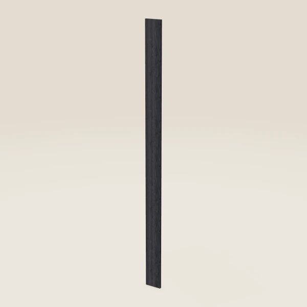 6" Tall Filler — 96" High — Blaze Black, 3D picture