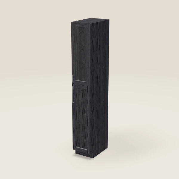 15" Wall Pantry — 96" High — Blaze Black, 3D picture