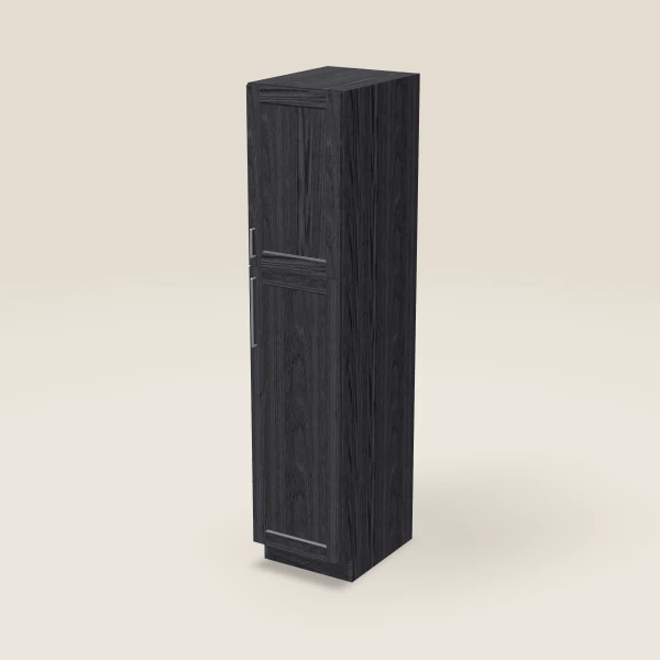 18" Wall Pantry — 84" High — Blaze Black, 3D picture