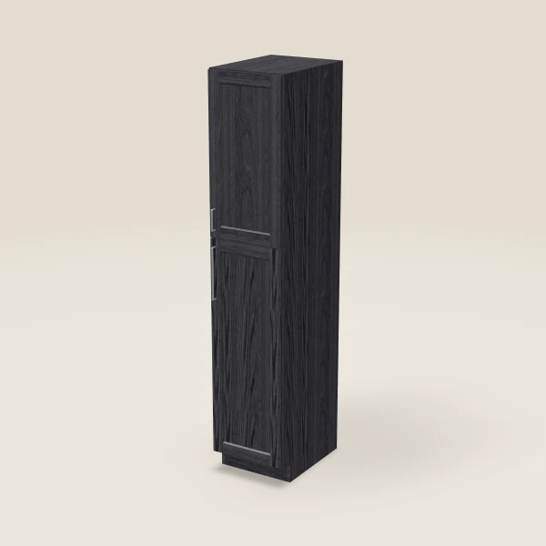 18" Wall Pantry — 90" High — Blaze Black, 3D picture