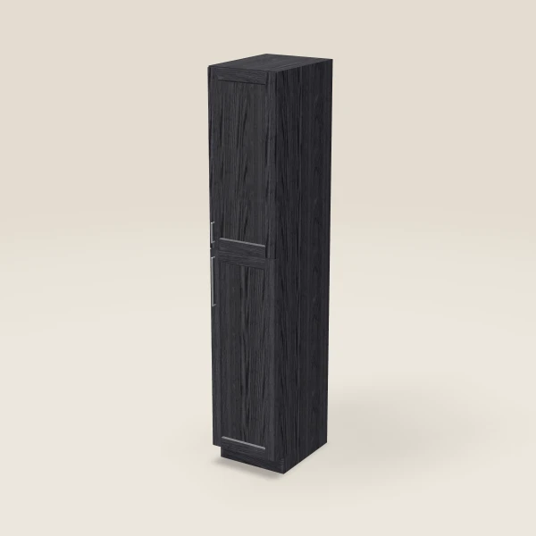 18" Wall Pantry — 96" High — Blaze Black, 3D picture