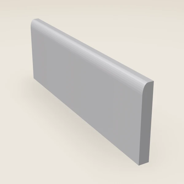 Base Board Molding — 4½" × 8' — Lait Grey, 3D picture
