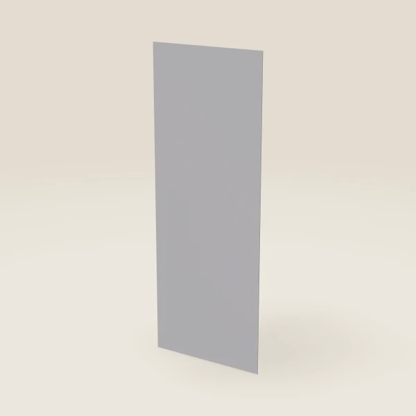 Finished Plywood Back Panel — 36" × 96", ¼" Thick — Lait Grey, 3D picture