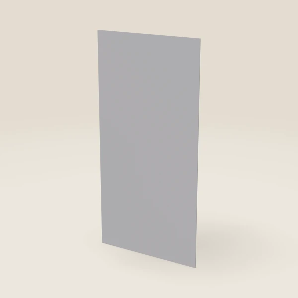 Finished Plywood Back Panel — 48" × 96", ¼" Thick — Lait Grey, 3D picture