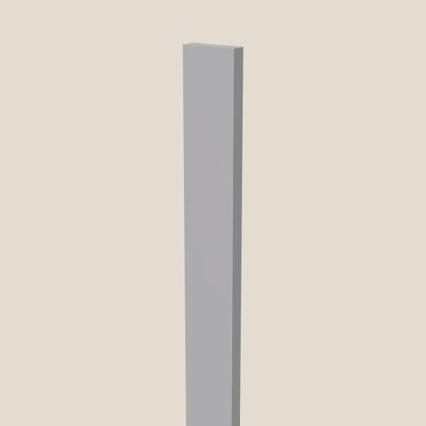 2½" Overlay Filler — 90¾" High — Lait Grey, 3D picture