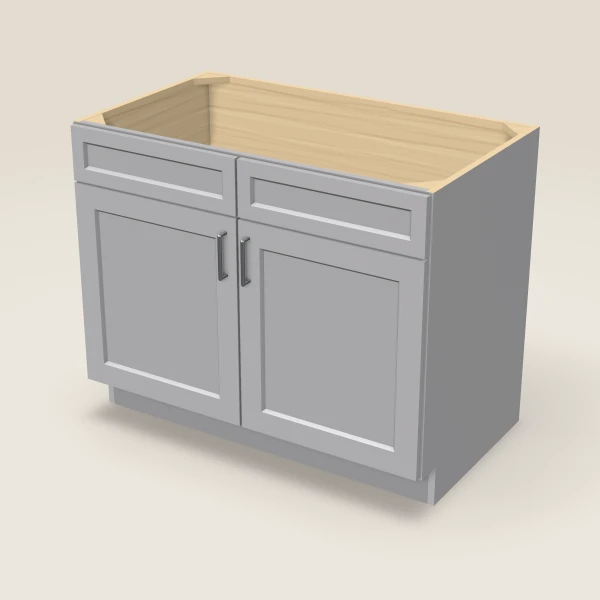 Base de fregadero de 42" — Lait Grey, imagen en 3D
