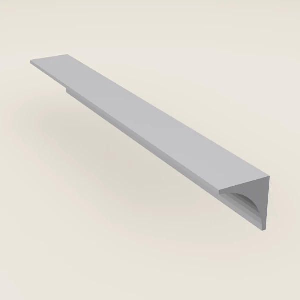 Inside Corner Molding — 8' — Lait Grey, 3D picture