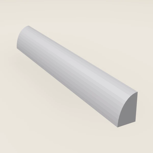 Shoe Molding — 8' — Lait Grey, 3D picture