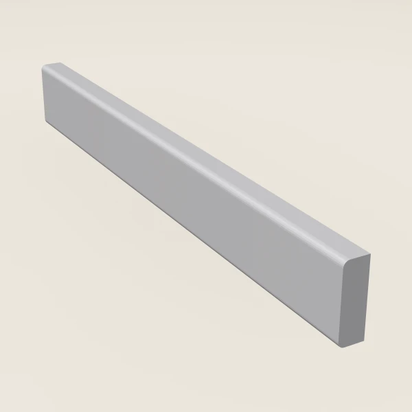 Batten Molding — 8' — Lait Grey, 3D picture