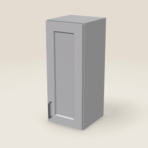 12" Wall Cabinet — 30" High — Lait Grey, 3D picture