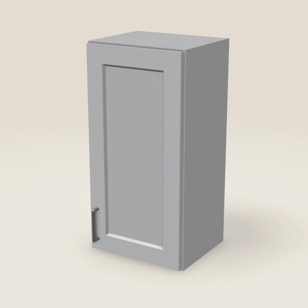 15" Wall Cabinet — 30" High — Lait Grey, 3D picture