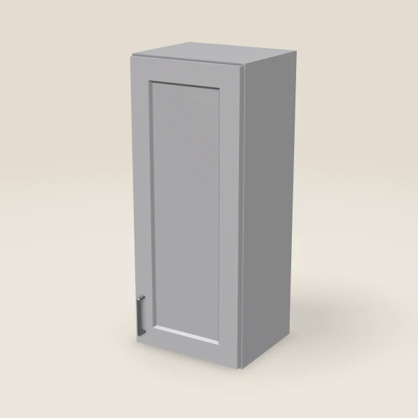 15" Wall Cabinet — 36" High — Lait Grey, 3D picture
