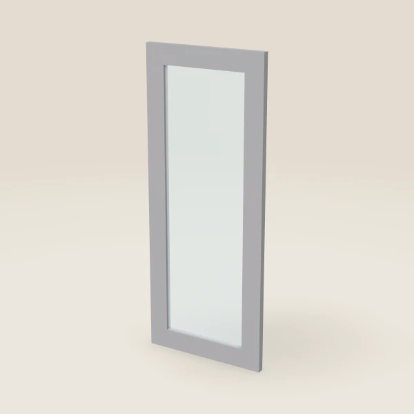 Glass Door for W1536 (14½" × 35-5/16") — Lait Grey, 3D picture