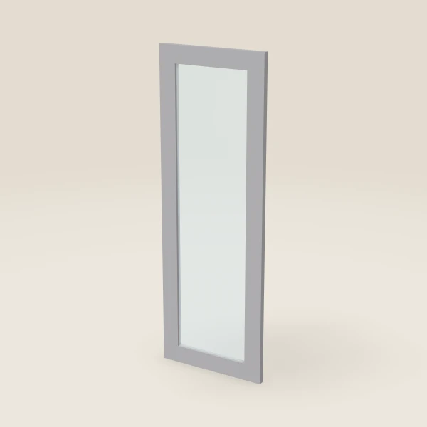 Glass Door for W1542 (14½" × 41-5/16") — Lait Grey, 3D picture