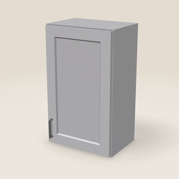 18" Wall Cabinet — 30" High — Lait Grey, 3D picture