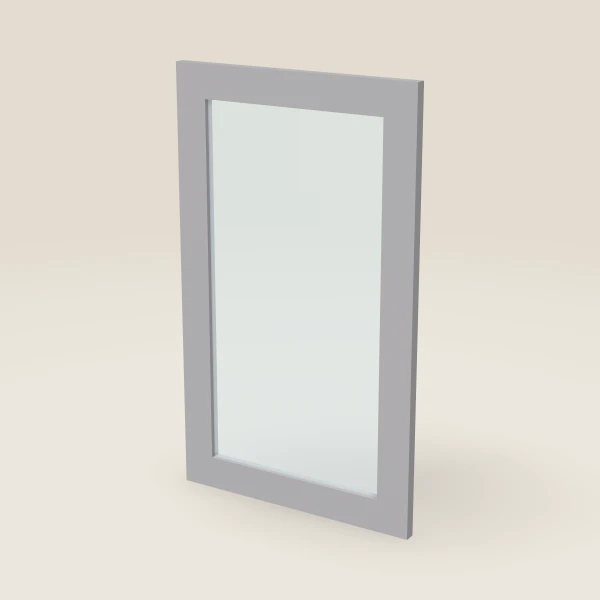 Glass Door for W1830 (17½" × 29-5/16") — Lait Grey, 3D picture