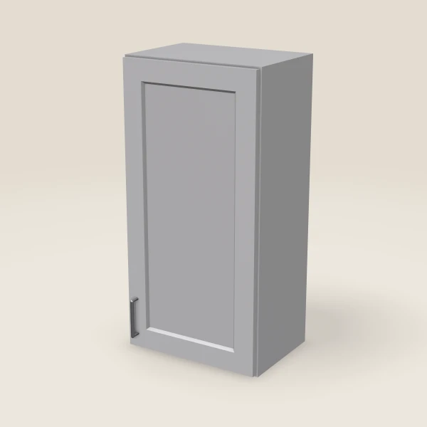 18" Wall Cabinet — 36" High — Lait Grey, 3D picture
