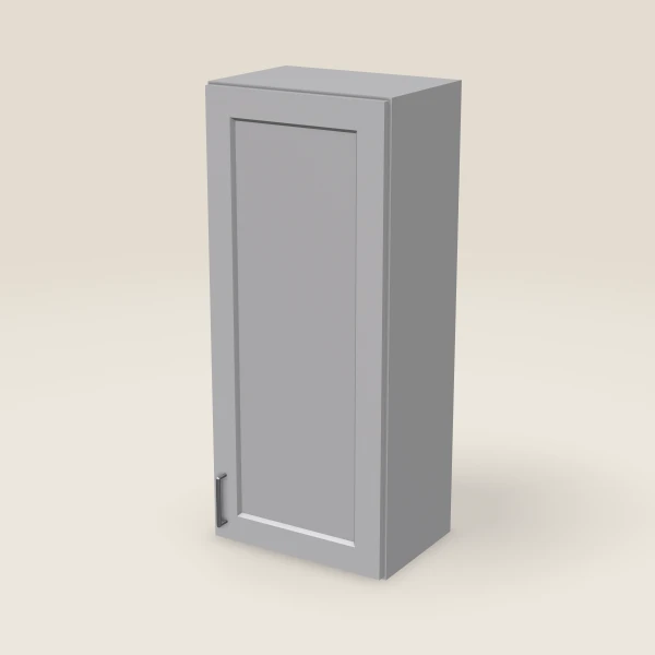 18" Wall Cabinet — 42" High — Lait Grey, 3D picture