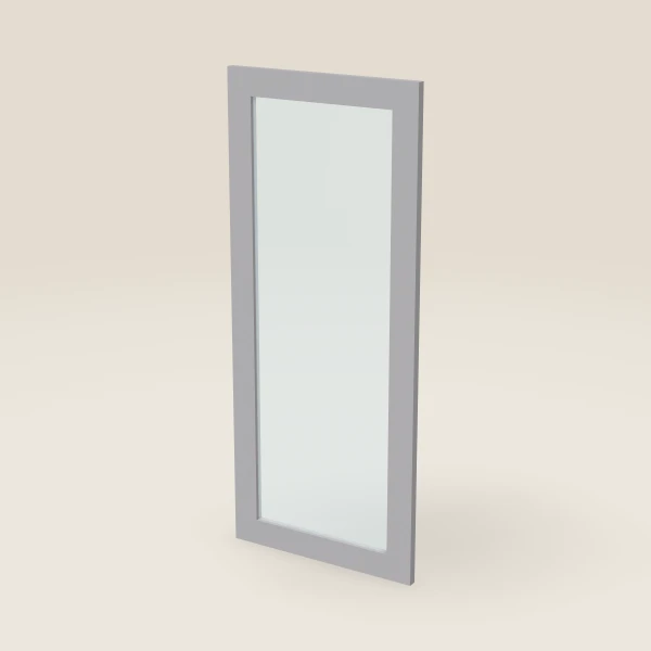 Glass Door for W1842 (17½" × 41-5/16") — Lait Grey, 3D picture