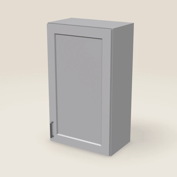 21" Wall Cabinet — 36" High — Lait Grey, 3D picture