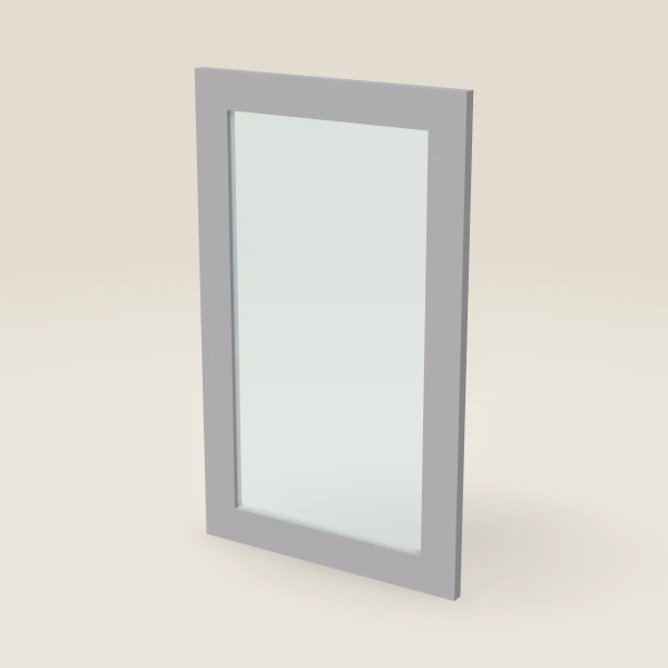 Glass Door for W3630B (17-11/16" × 29-5/16") — Lait Grey, 3D picture