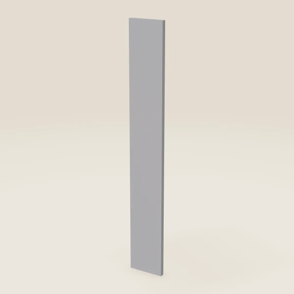 6" Wall Filler — 42" High — Lait Grey, 3D picture