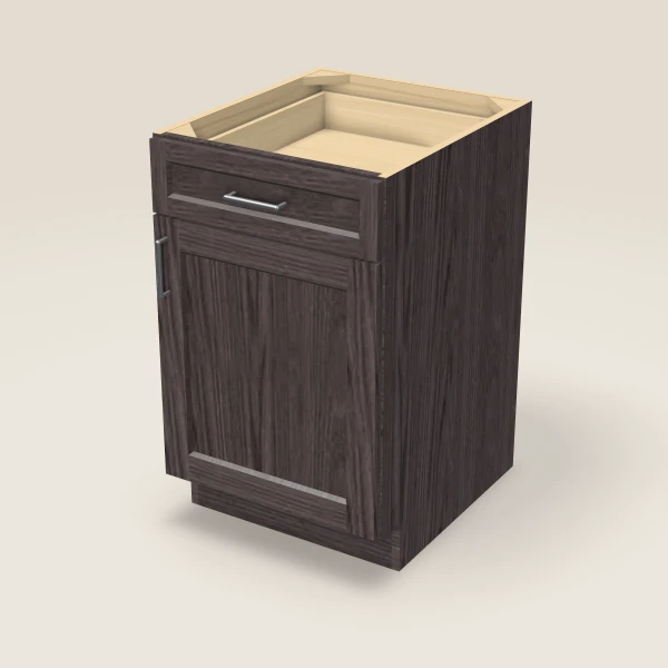 21" Base Cabinet — Greystone, 3D picture