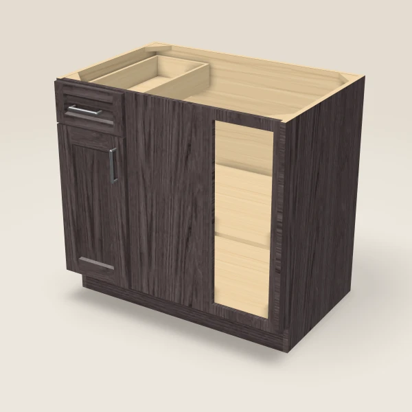 Base Blind Corner — fills 39–42" — Greystone, 3D picture