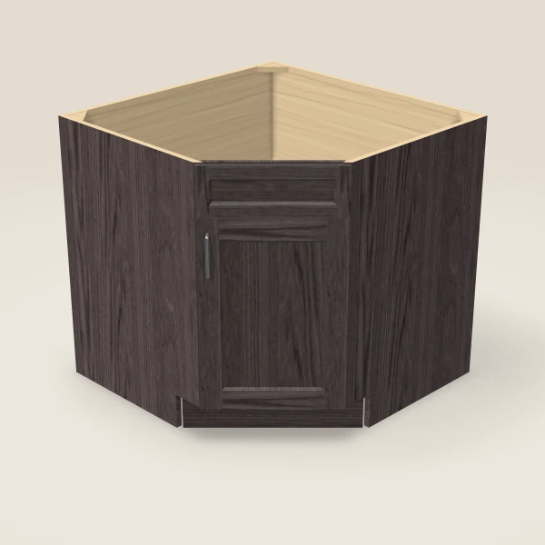 Diagonal Corner Sink Base — 36" — Greystone, 3D picture