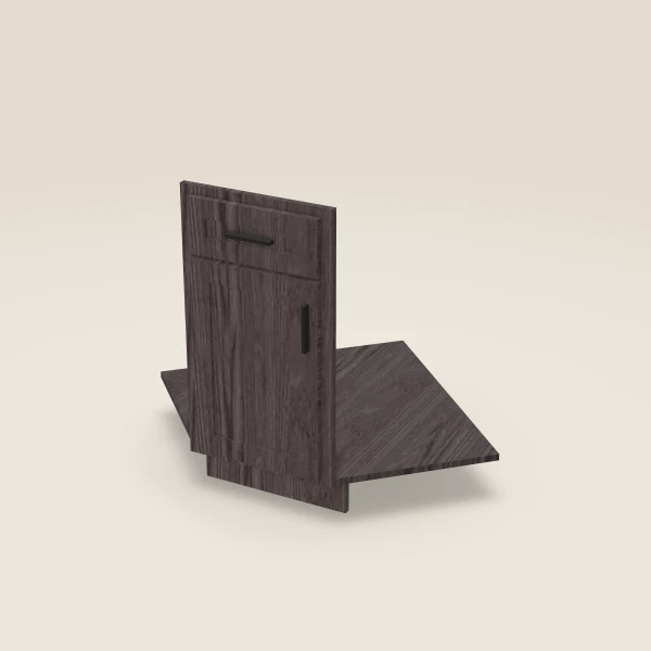Diagonal Corner Sink Front Kit — 36", Not a Cabinet — Greystone, 3D picture