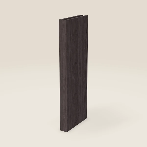 3" Boxed Column, Wall — 42" High, 15" Deep — Greystone, 3D picture