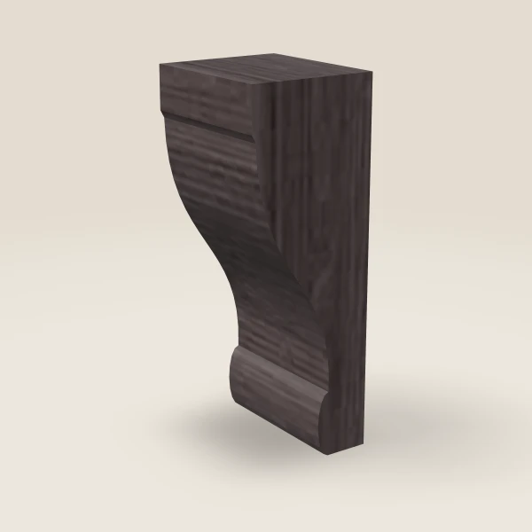 Corbel 75M — 5¼" × 12½" — Greystone, 3D picture