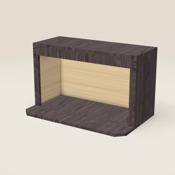 Microwave Oven Cabinet — 30" — Greystone, 3D picture