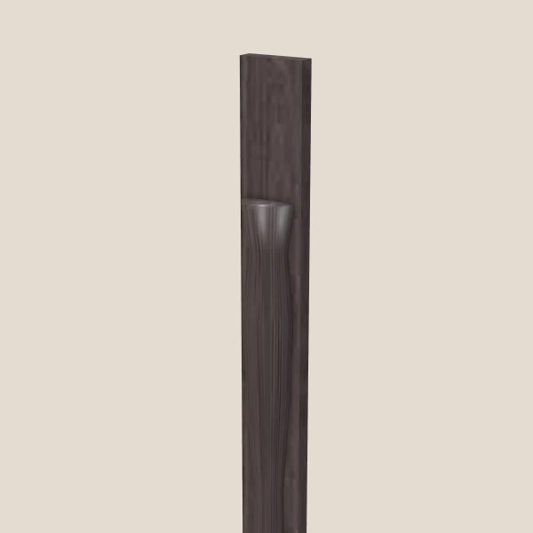 Half Leg POLE75-T384 — 84" High — Greystone, 3D picture