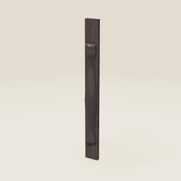 Half Leg POLE75-W330 — 30" High — Greystone, 3D picture